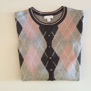 🍁🍂Charter Club Argyle Sweater Size Small